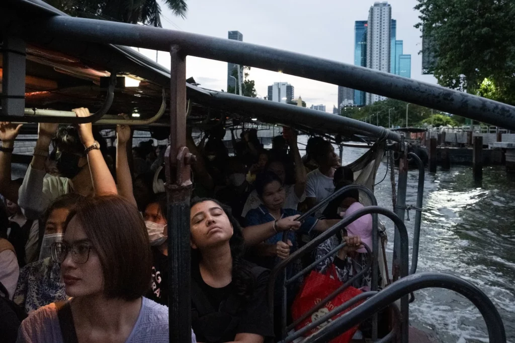 The Saen Saep boat service ferried 11 million passengers annually in the mid-2020s. Yet, water transport, once a dominant mobility option in Bangkok, now accounts for only a tiny fraction of over nine billion trips recorded each year in the city.