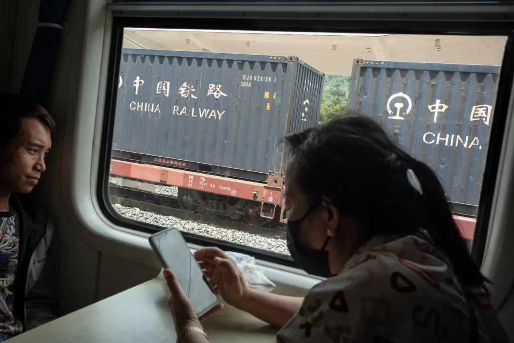 The Laos-China Railway offers an alternative to fossil-fuel-powered freight transport along the trade corridor linking China’s industrial output to Southeast Asian markets.
